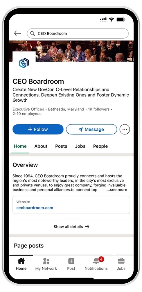 CEO Boardroom Project Mobile