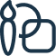 Brand Identity & Creative Development Icon